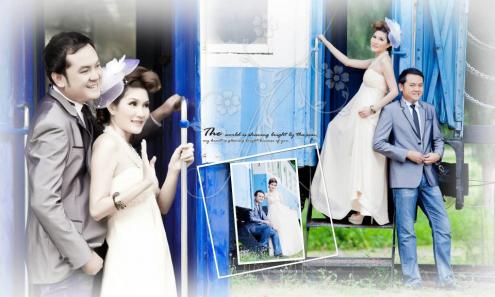 ถ่ายภาพพรีเวดดิ้ง โชว์หน้างานแต่งงาน รับแต่งหน้าทำผมวันงานแต่งงาน สักคิ้วลายเส้นสามมิติด้วยช่างมืออาชีพ